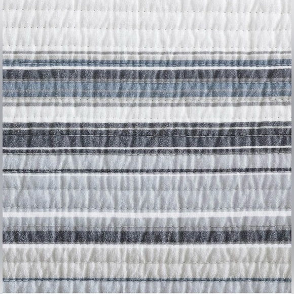 Stone Cottage Fresno Blue Cotton Quilt Bonus Set  Fresno Blue - Full - Queen - Picture 6 of 11